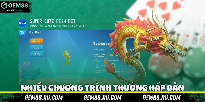 Nhiều chương trình thưởng hấp dẫn